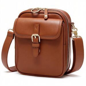 8287 Small Crossbody Bags Vegan Leather Messenger Purses, Vintage Wallet
